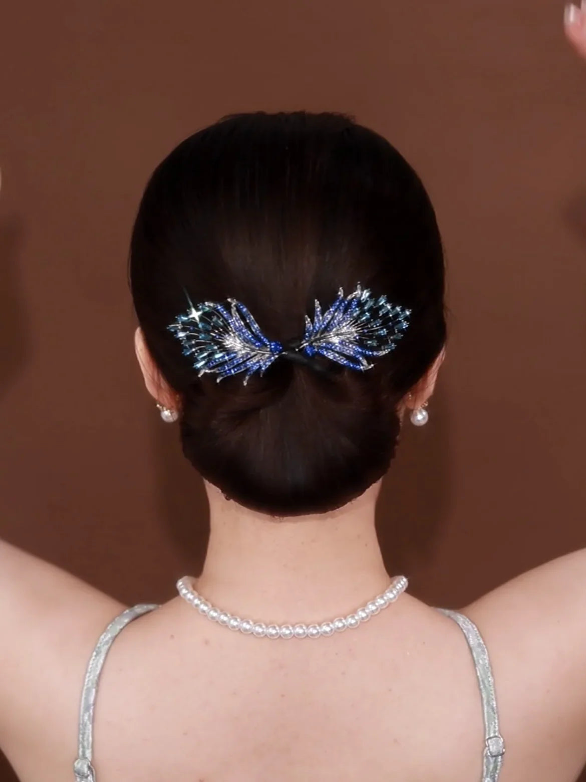 Victoire™ — Pince cheveux plume élégante raffinée