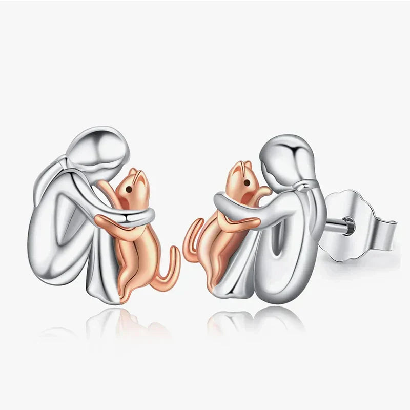 Leila™ – Boucles d’oreilles icône du chat