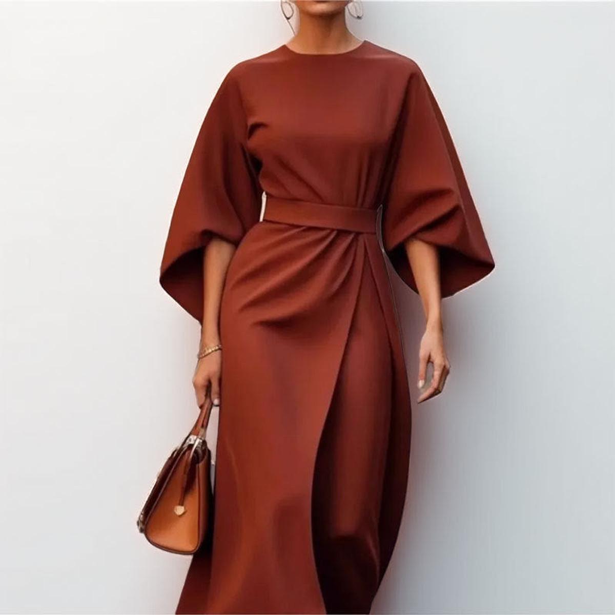 Katarzyna™ — Robe maxi élégante à manches kimono
