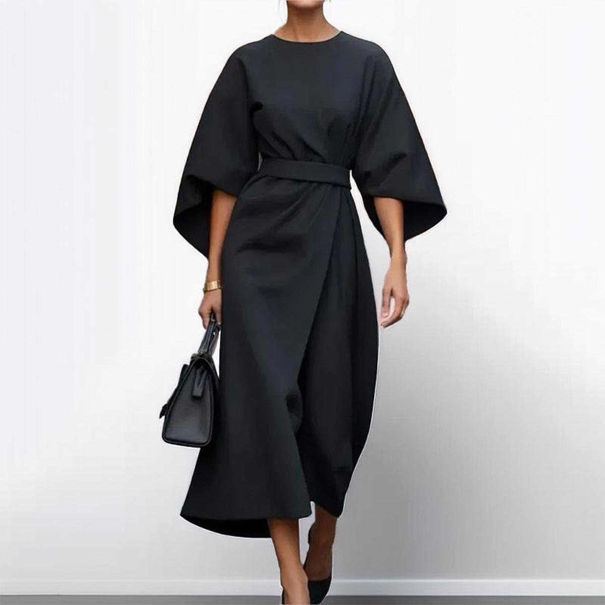 Katarzyna™ — Robe maxi élégante à manches kimono