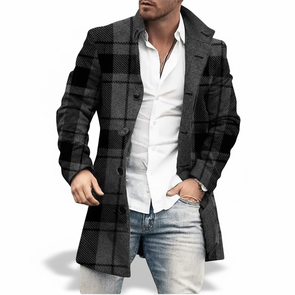 Adrien™ – Le Manteau Élégant et Confortable pour Homme