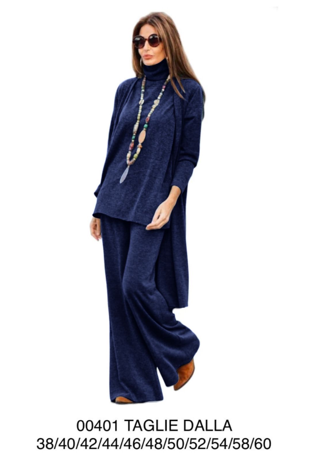 Completo Cardigan, Maglia & Pantalone "Diana"