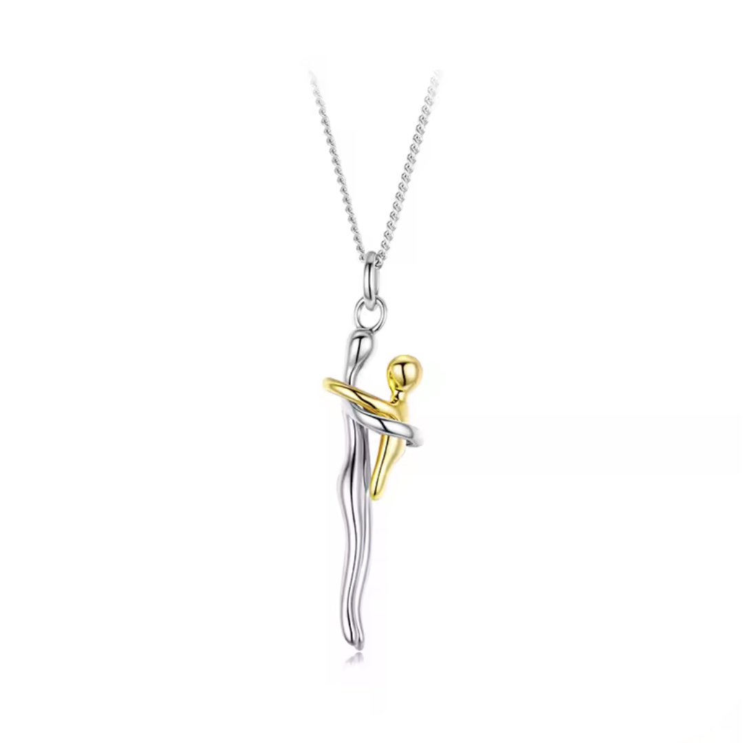 EternaBond™ | Silver-Plated Embrace Necklace
