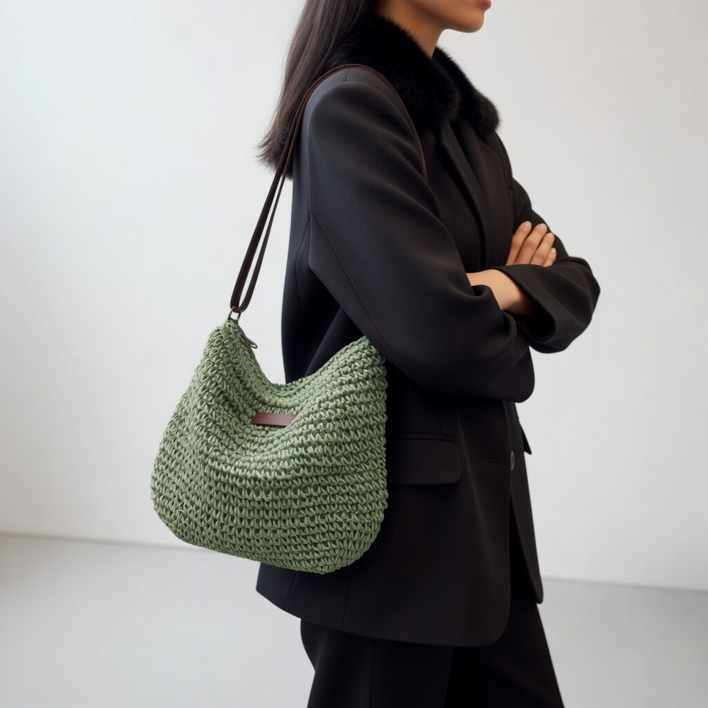 Mirevaëlle™ — Sac tressé naturel élégant quotidien