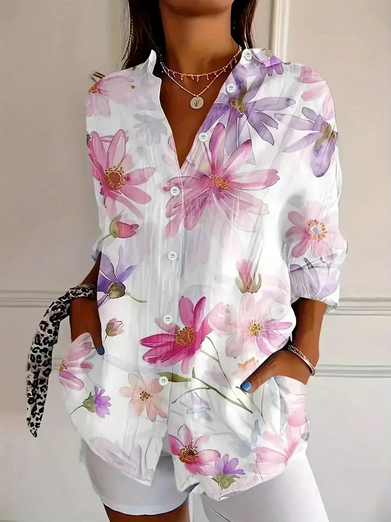 Élianne™ — Blouse élégante aux couleurs durables