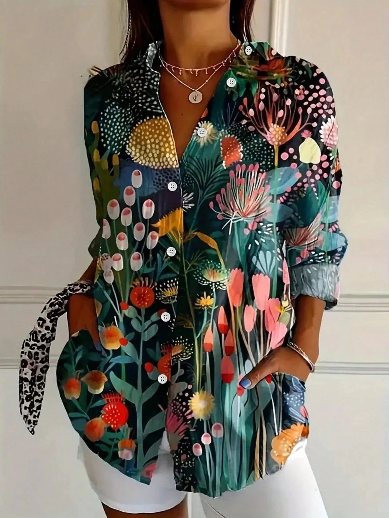 Élianne™ — Blouse élégante aux couleurs durables
