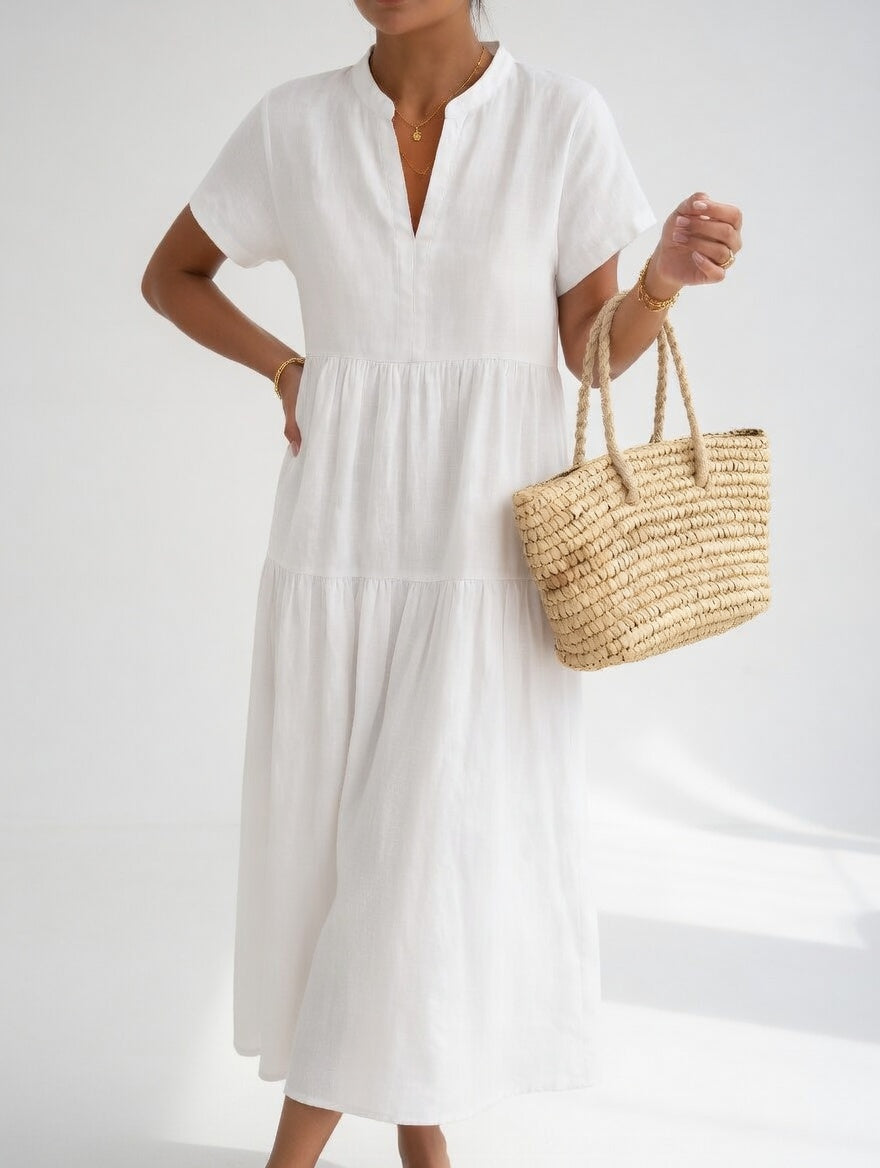 Althéa™ — Robe longue fluide estivale élégante