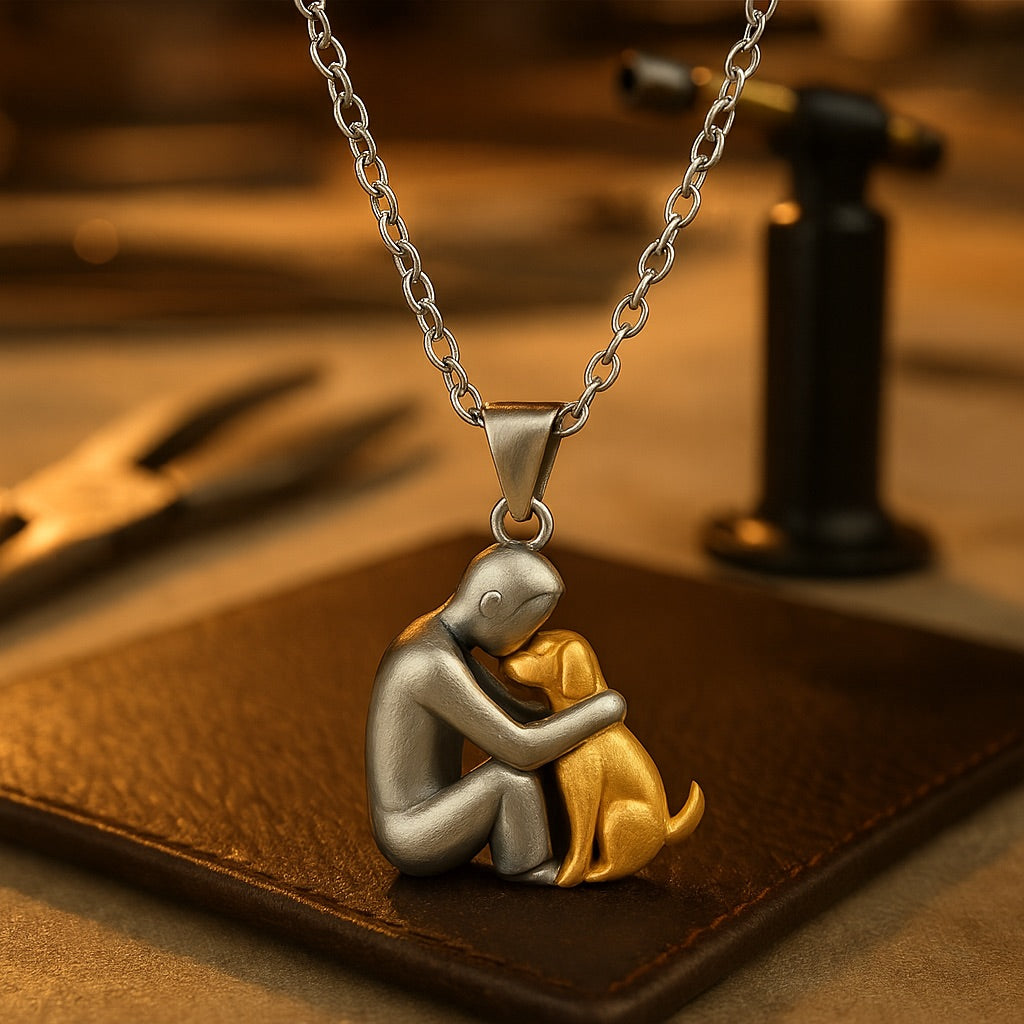 Collier Étreinte d’Âme™ | Le souvenir qui vit tout près du cœur