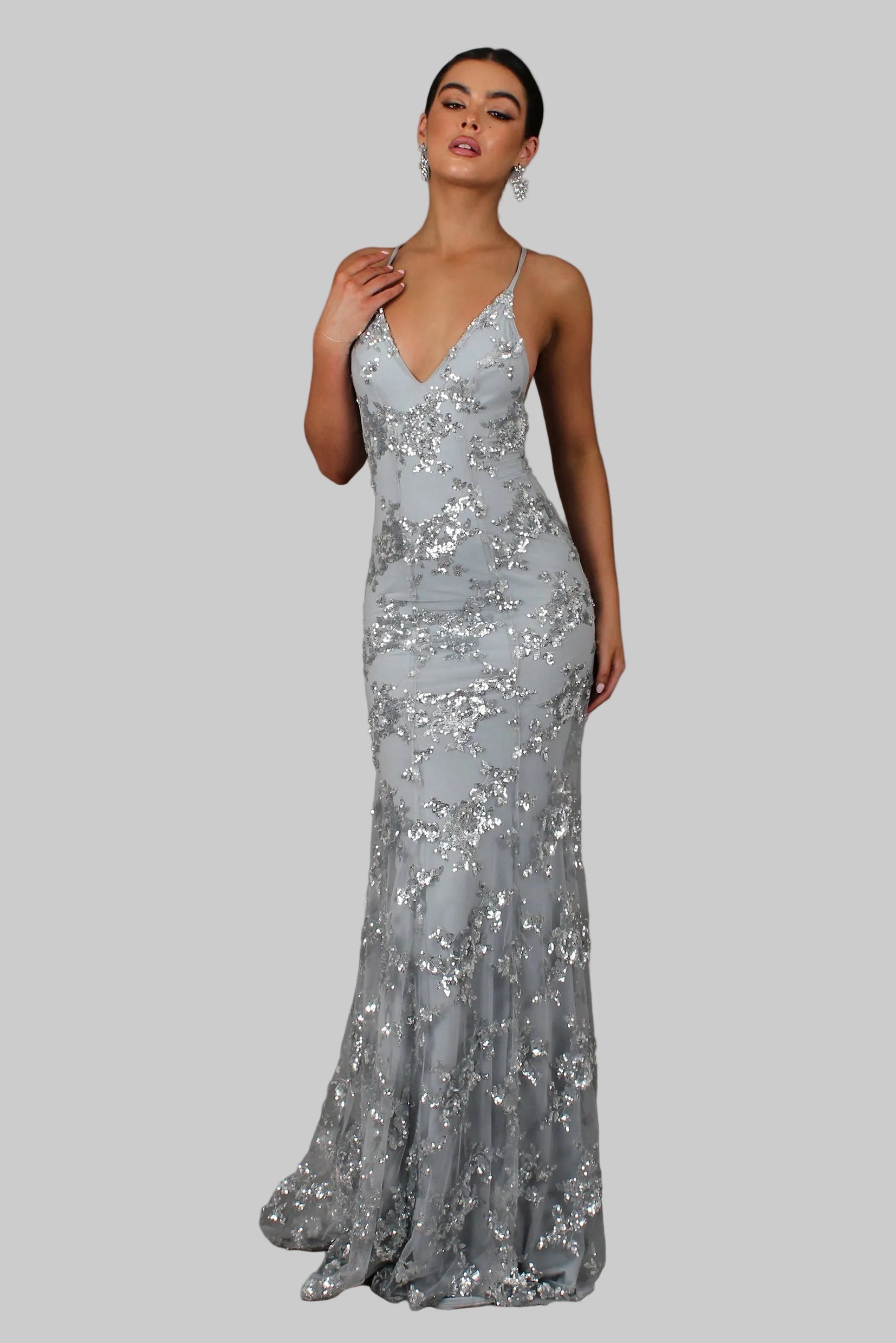 Valérine™ — Robe longue scintillante pour une allure inoubliable
